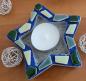 Preview: stern-mosaik-blau-oben